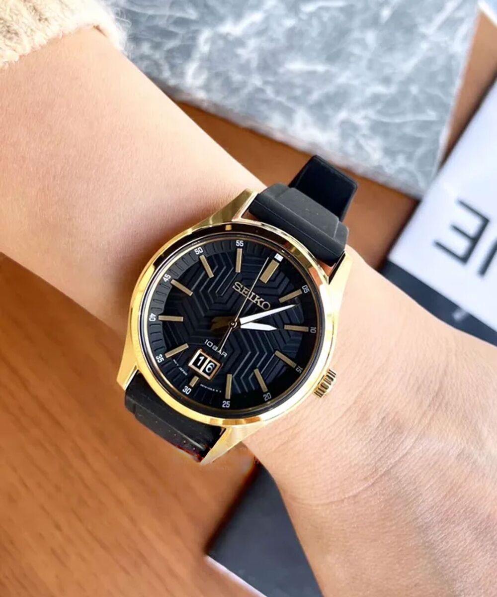 Seiko Classic Black & Gold