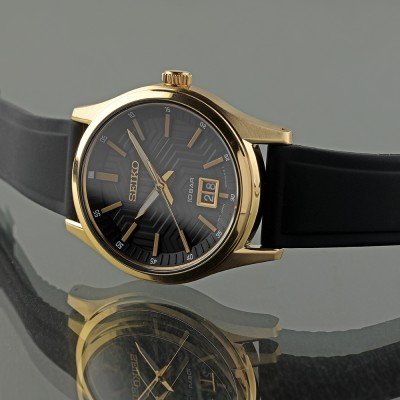 Seiko Classic Black & Gold