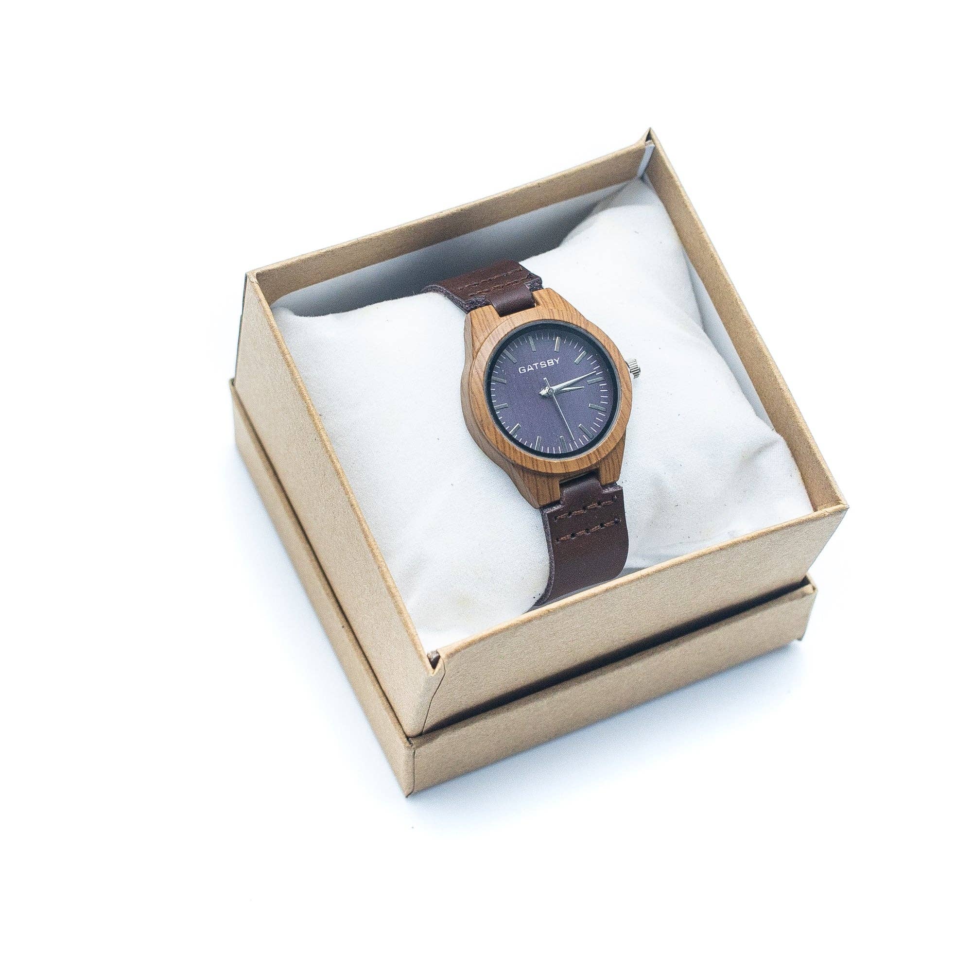 Dark brown Vintage ladies watch Leather Strap WA-238-A