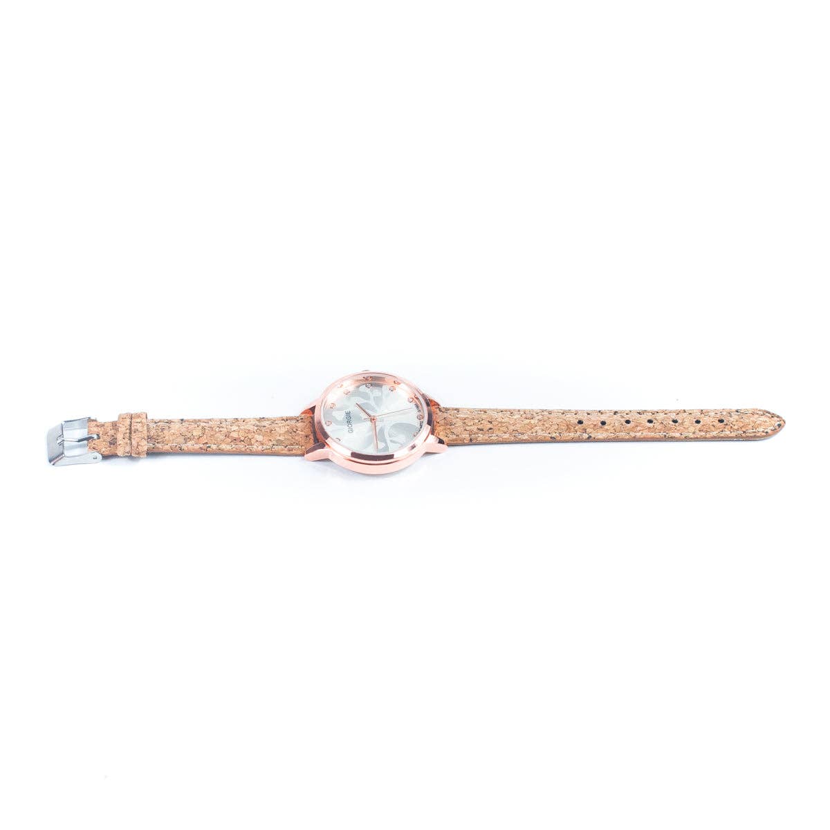 Cork watch - rose gold trim WA-439